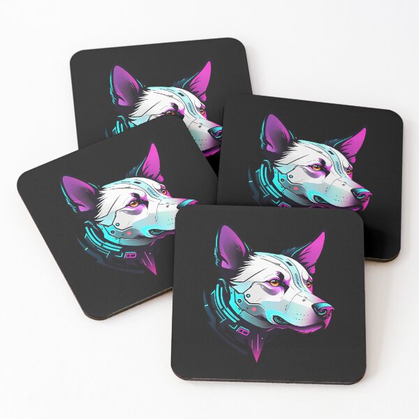 Item preview, Cyberpunk Dog Head designed and sold by WIKWOK.