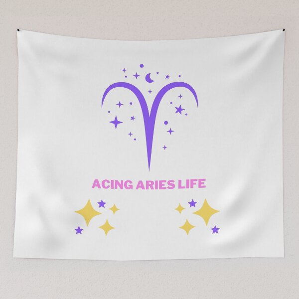Item preview, Acing Aries Life - Purple And Pink designed and sold by MadeByJadex.
