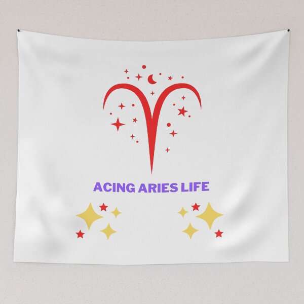Item preview, Acing Aries Life - Red And Purple designed and sold by MadeByJadex.