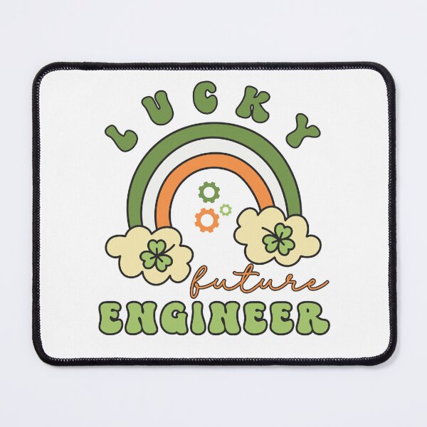 Item preview, Copy of Lucky Future Engineer for Kids, St. Patricks Day Kids Gift, Future Engineer, Lucky Shamrock, Rainbow Lucky Future Engineer Kids designed and sold by throuplescorner.