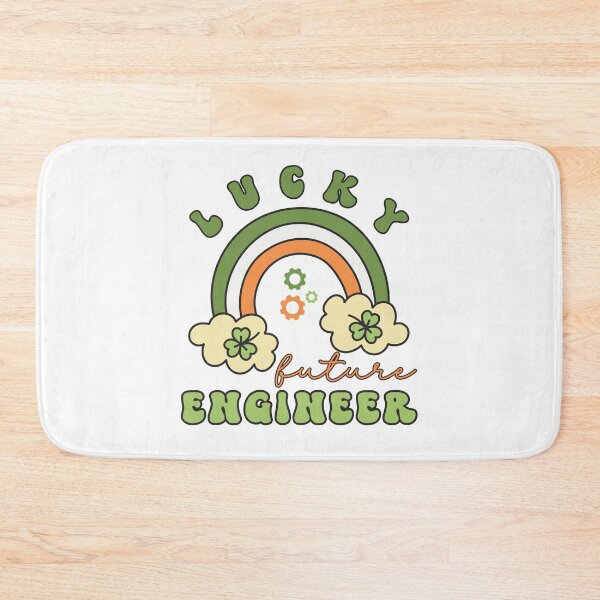 Item preview, Copy of Lucky Future Engineer for Kids, St. Patricks Day Kids Gift, Future Engineer, Lucky Shamrock, Rainbow Lucky Future Engineer Kids designed and sold by throuplescorner.