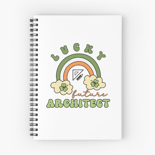 Item preview, Lucky Future Architect for Kids, St. Patricks Day Kids Gift, Future Architect, Lucky Shamrock, Rainbow Lucky Future Architect Kids designed and sold by throuplescorner.