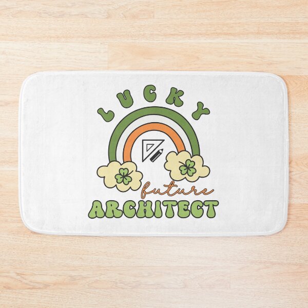 Item preview, Lucky Future Architect for Kids, St. Patricks Day Kids Gift, Future Architect, Lucky Shamrock, Rainbow Lucky Future Architect Kids designed and sold by throuplescorner.