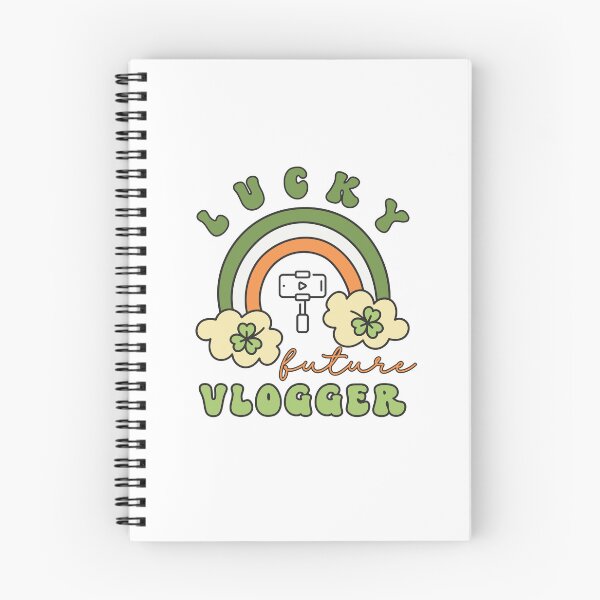Item preview, Lucky Future Vlogger for Kids, St. Patricks Day Kids Gift, Future Vlogger, Lucky Shamrock, Rainbow Lucky Future Vlogger Kids designed and sold by throuplescorner.