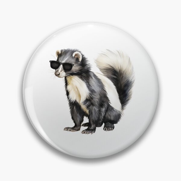 Item preview, Cute Skunk Wearing Sunglasses designed and sold by TheAnimalZ00.
