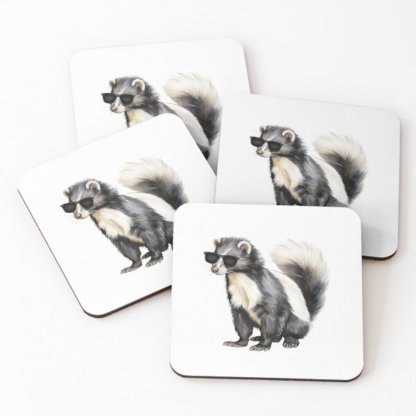 Item preview, Cute Skunk Wearing Sunglasses designed and sold by TheAnimalZ00.