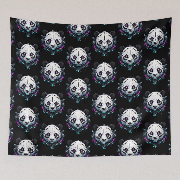 Item preview, Cyberpunk Panda Head designed and sold by WIKWOK.