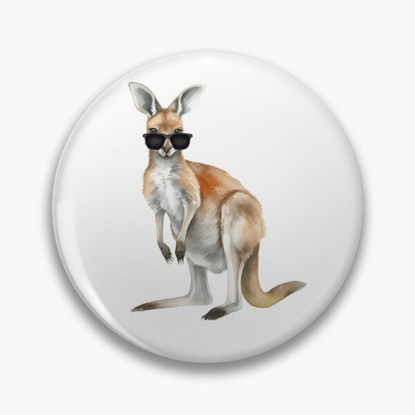 Item preview, Cute Kangaroo Wearing Sunglasses designed and sold by TheAnimalZ00.