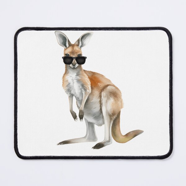 Item preview, Cute Kangaroo Wearing Sunglasses designed and sold by TheAnimalZ00.