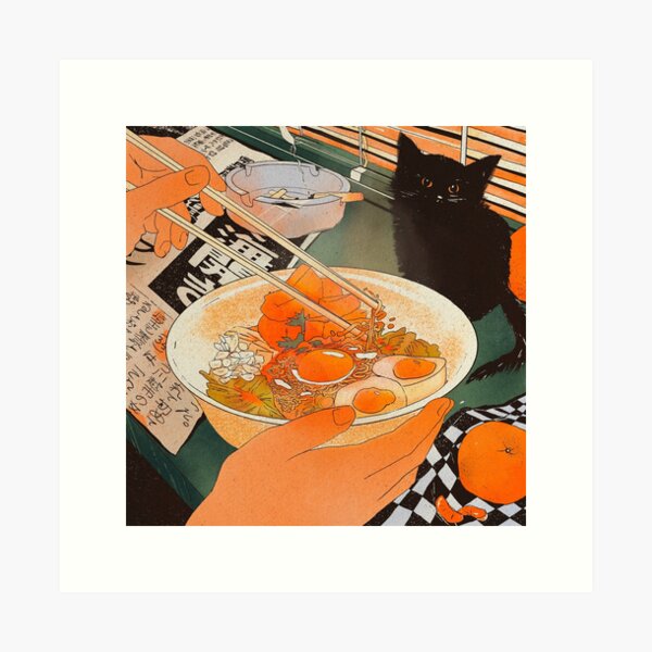 Item preview, spicy ramen kitten designed and sold by slowrotation.