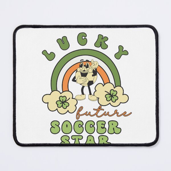 Item preview, Lucky Future Soccer Star for Kids, St. Patricks Day Kids Gift, Future Soccer Star, Lucky Shamrock, Rainbow Lucky Future Soccer Star Kids designed and sold by throuplescorner.