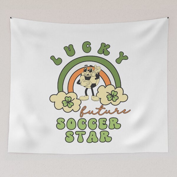 Item preview, Lucky Future Soccer Star for Kids, St. Patricks Day Kids Gift, Future Soccer Star, Lucky Shamrock, Rainbow Lucky Future Soccer Star Kids designed and sold by throuplescorner.