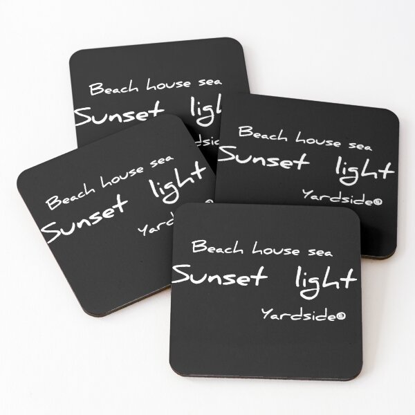 Item preview, Beach house​ sea Sunset​ light Yardside​ font logo white color​ style minimal  designed and sold by YardSide.