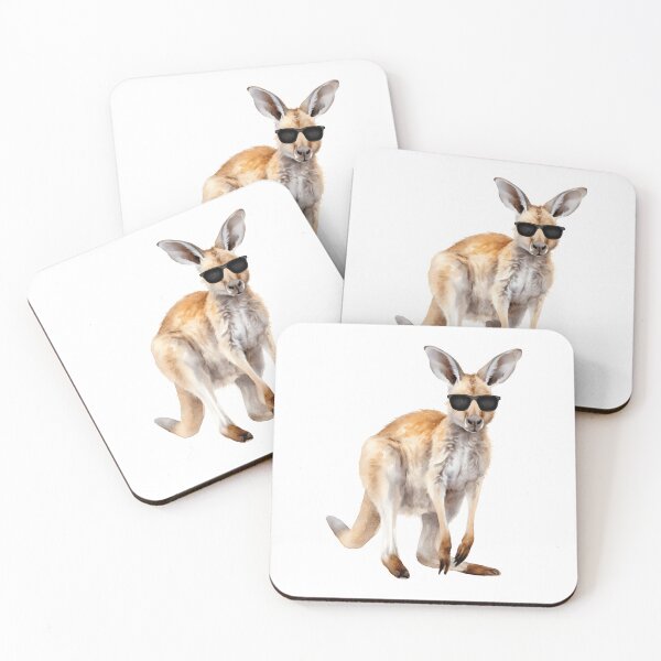 Item preview, Kangaroo Wearing Sunglasses designed and sold by TheAnimalZ00.