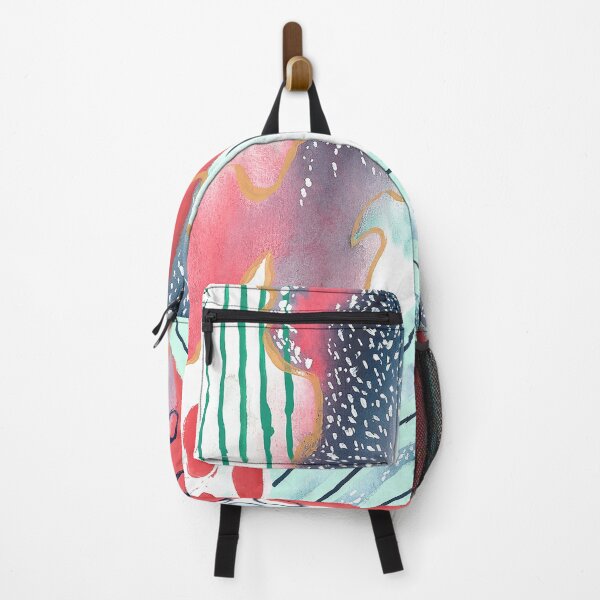 Item preview, Coral and Mint Watercolor Abstract designed and sold by ewartick1.