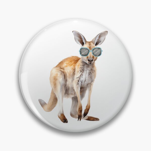 Item preview, Kangaroo Wearing Sunglasses designed and sold by TheAnimalZ00.