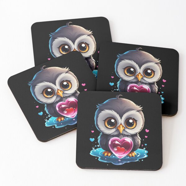 Item preview, Kawaii Baby Owl Loved designed and sold by WIKWOK.