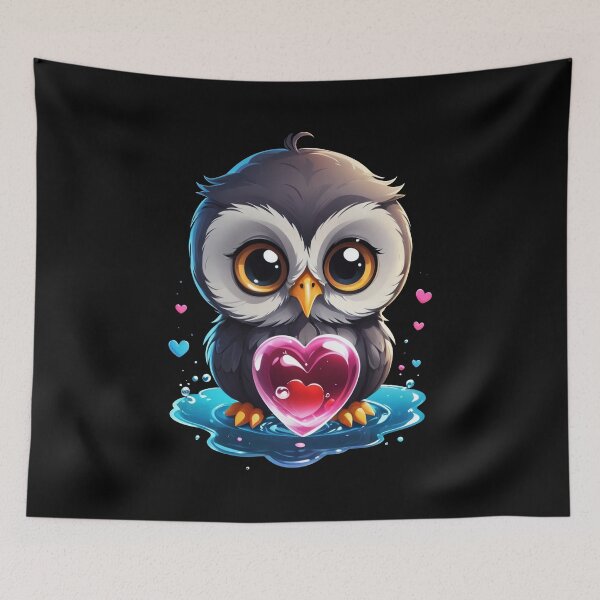 Item preview, Kawaii Baby Owl Loved designed and sold by WIKWOK.