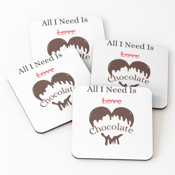 Item preview, All I Need Is... Chocolate  designed and sold by ASHBooksnThings.