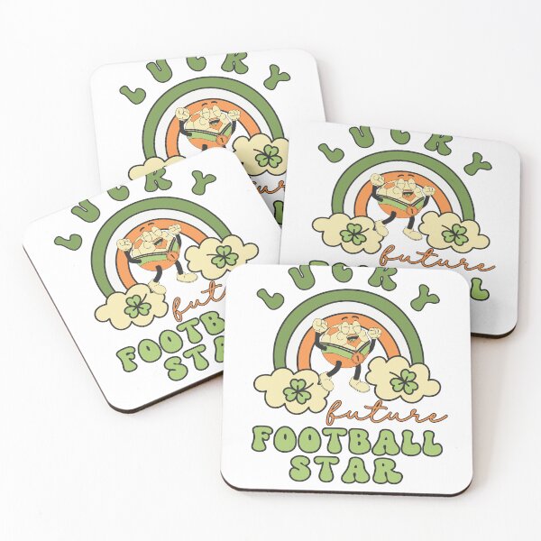 Item preview, Lucky Future Football Star for Kids, St. Patricks Day Kids Gift, Future Football Star, Lucky Shamrock, Rainbow Lucky Future Football Star Kids designed and sold by throuplescorner.
