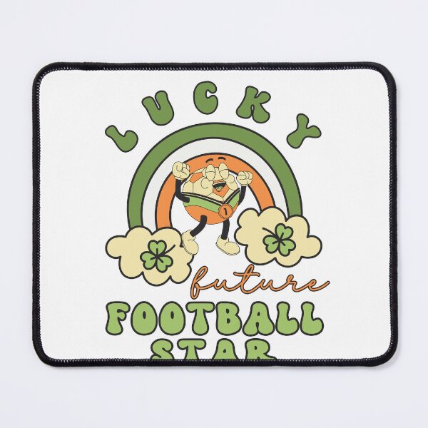Item preview, Lucky Future Football Star for Kids, St. Patricks Day Kids Gift, Future Football Star, Lucky Shamrock, Rainbow Lucky Future Football Star Kids designed and sold by throuplescorner.