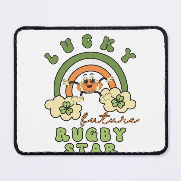 Item preview, Lucky Future Rugby Star for Kids, St. Patricks Day Kids Gift, Future Rugby Star, Lucky Shamrock, Rainbow Lucky Future Rugby Star Kids designed and sold by throuplescorner.