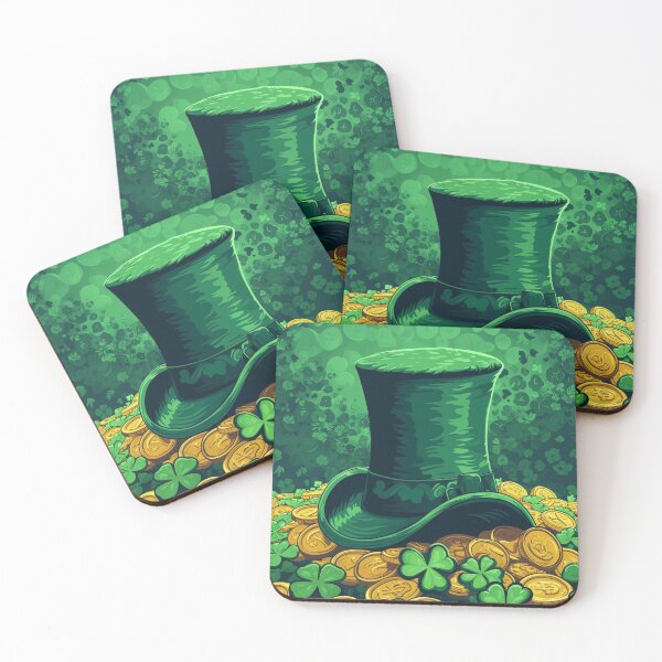Item preview, Clover And Gold Coins designed and sold by GageStore.