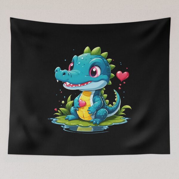 Item preview, Kawaii Baby Crocodile Loved designed and sold by WIKWOK.