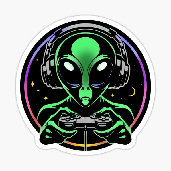Item preview, Extraterrestrial Alien Being Gamer designed and sold by wheresthekarma.