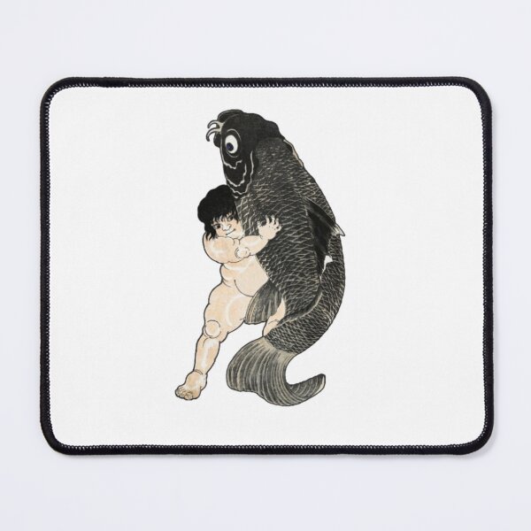Item preview, Japanese Little Boy and Giant Fish Wrestle Hug Fight Battle designed and sold by kylmllr101684.