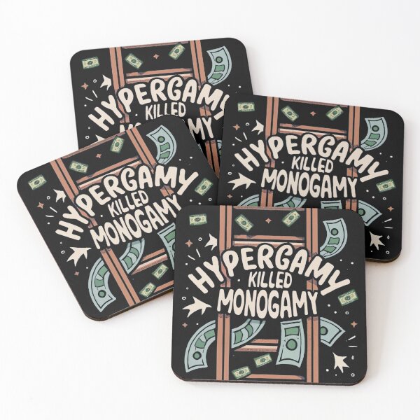 Item preview, Hypergamy Killed Monogamy designed and sold by MillenniumDrip.