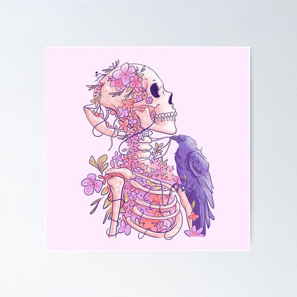 Item preview, Floral Skull designed and sold by Jess.a.creates.