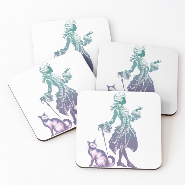 Item preview, Rococo Reverie: A Young Man's Feline Companionship designed and sold by DeenaDee.