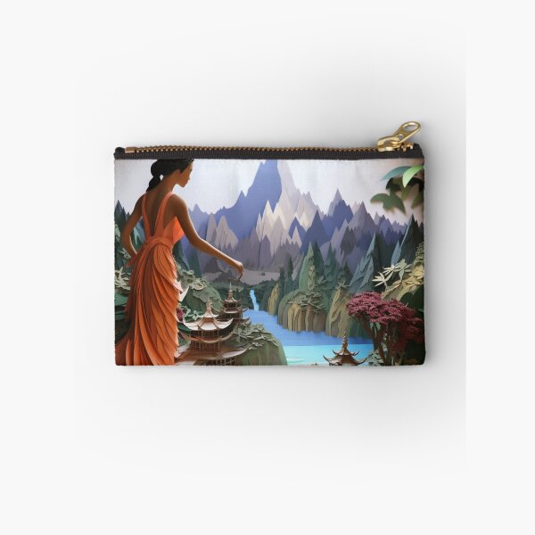 Item preview, The Water Garden In Asian Paper Art designed and sold by NDMDesignStudio.