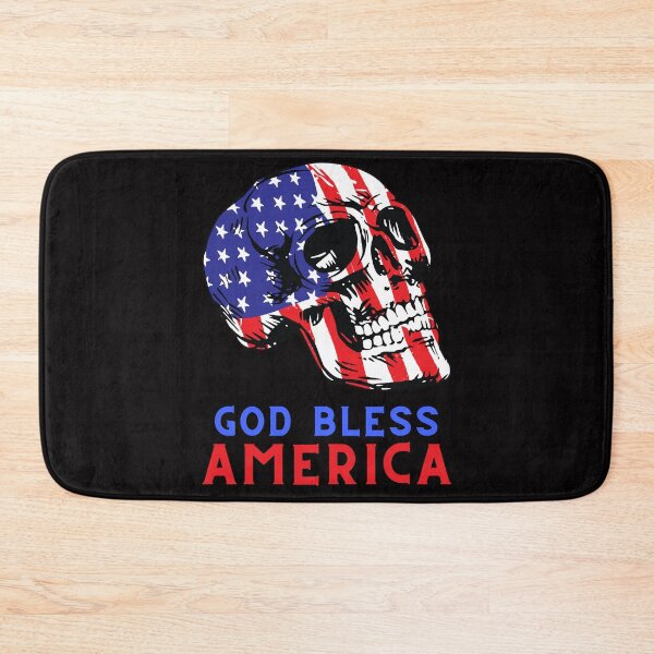 Item preview, God Bess America Patriotic Skull v2.0 designed and sold by BLTD.Global Revolution.