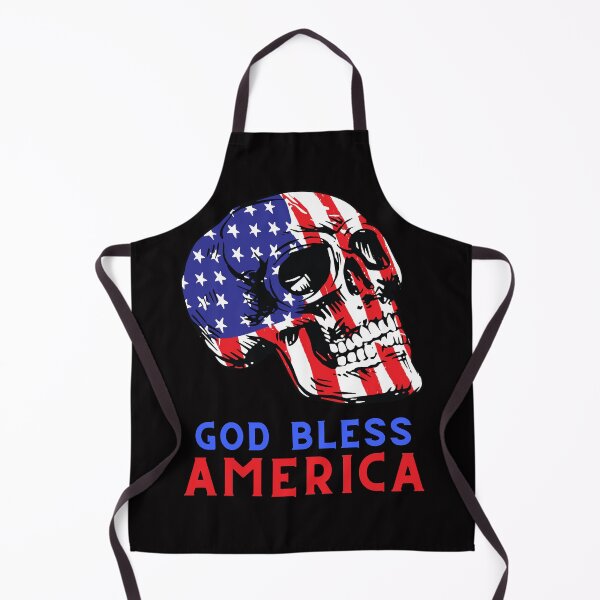 Item preview, God Bess America Patriotic Skull v2.0 designed and sold by BLTD.Global Revolution.