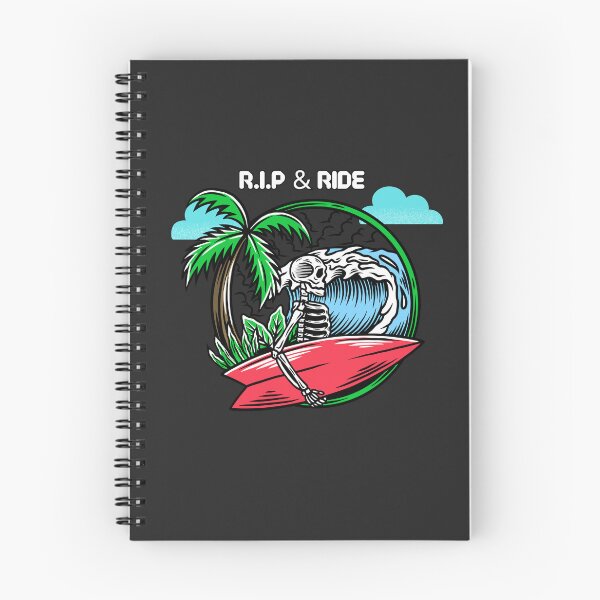 Item preview, RIP & RIDE - Surfing Skeleton  designed and sold by MrLAS.
