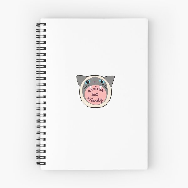 Item preview, Anxious Siamese cat designed and sold by forget-mei-not.