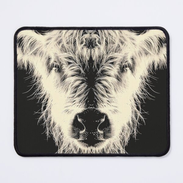 Item preview, Hairy cow face designed and sold by Brendon987.