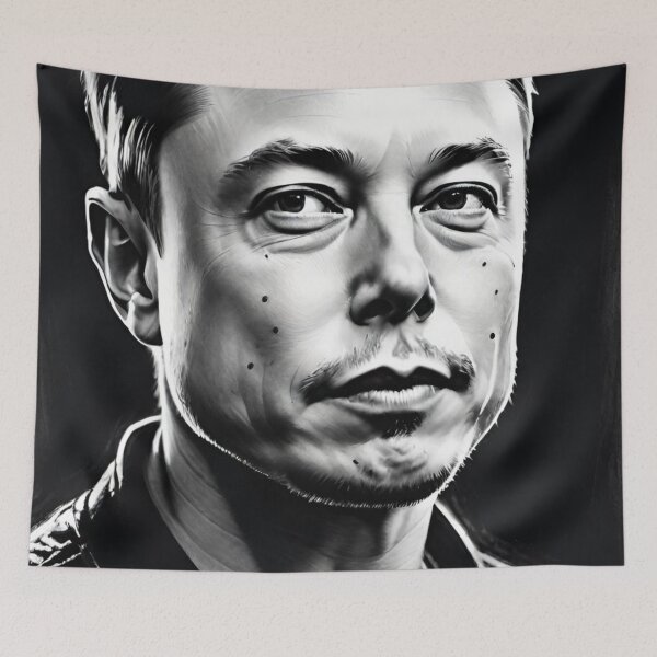 Item preview, elon musk sketch,tesla, elon, elon musk, musk, electric, car, spacex, model, ev, funny, model 3, model x, model s, tesla roadster, model y designed and sold by optimusprime39.
