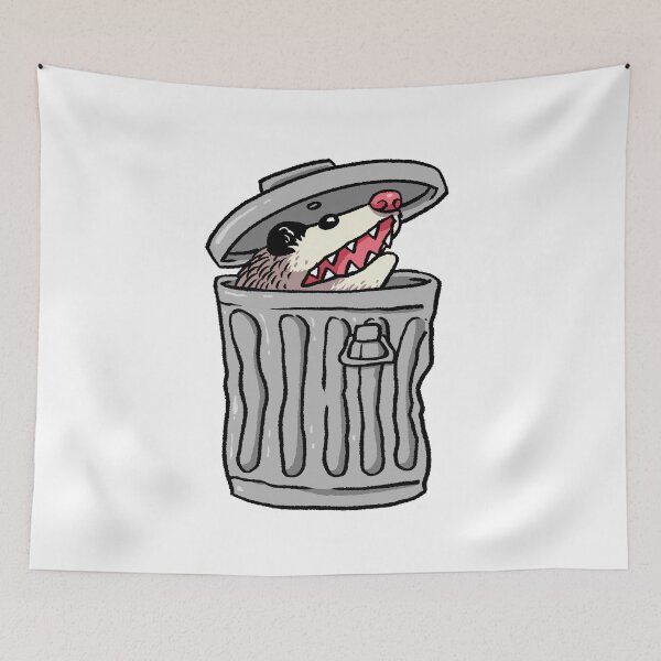 Item preview, Trashcan Opossum designed and sold by PopcornpunkART.