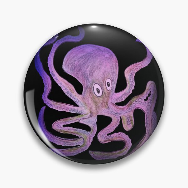 Item preview, Creepy Pink and Purple Octopus designed and sold by TheWorldFamous.