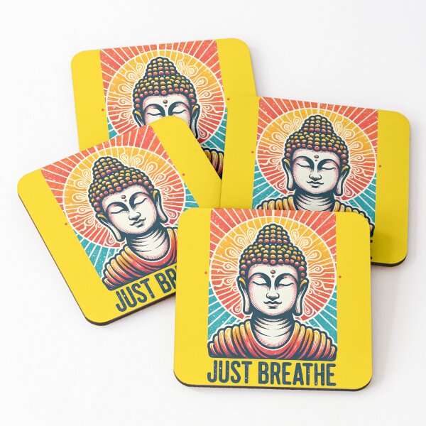 Item preview, Meditative Buddha: Just Breathe Artwork designed and sold by RaveNamaste.