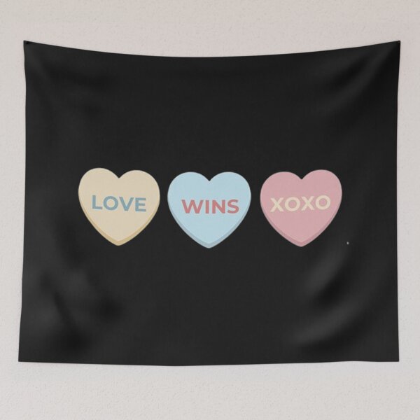 Item preview, LOVE WINS XOXO HEARTS designed and sold by Vicky021.