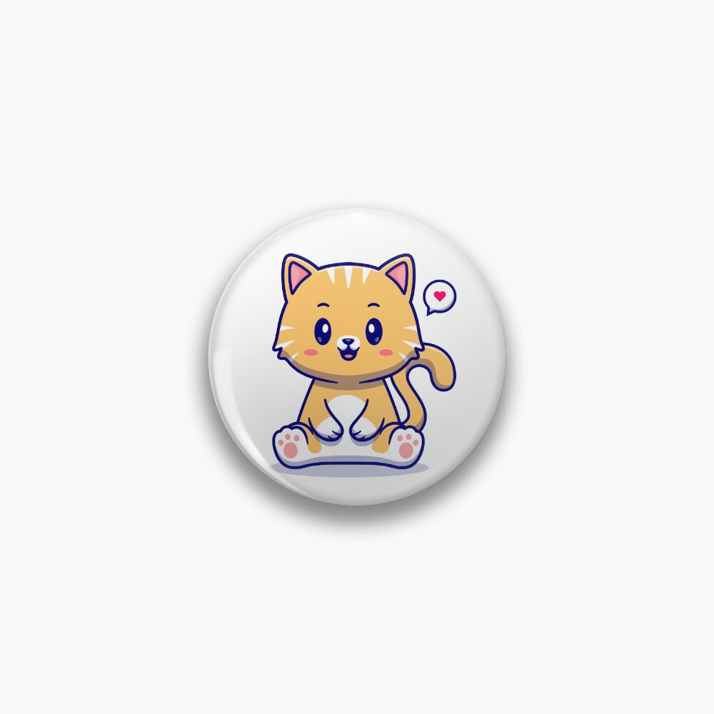 I Am Cute Pin - cute pet design by HackerLooks