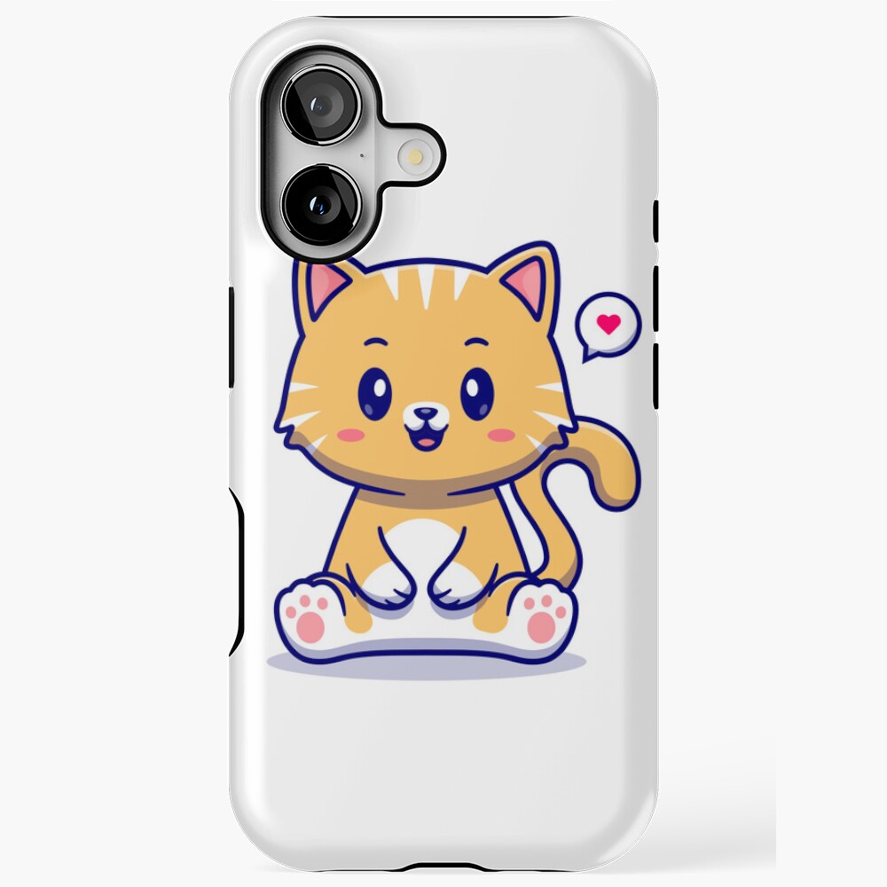 I Am Cute iPhone Tough Case - cute pet design by HackerLooks