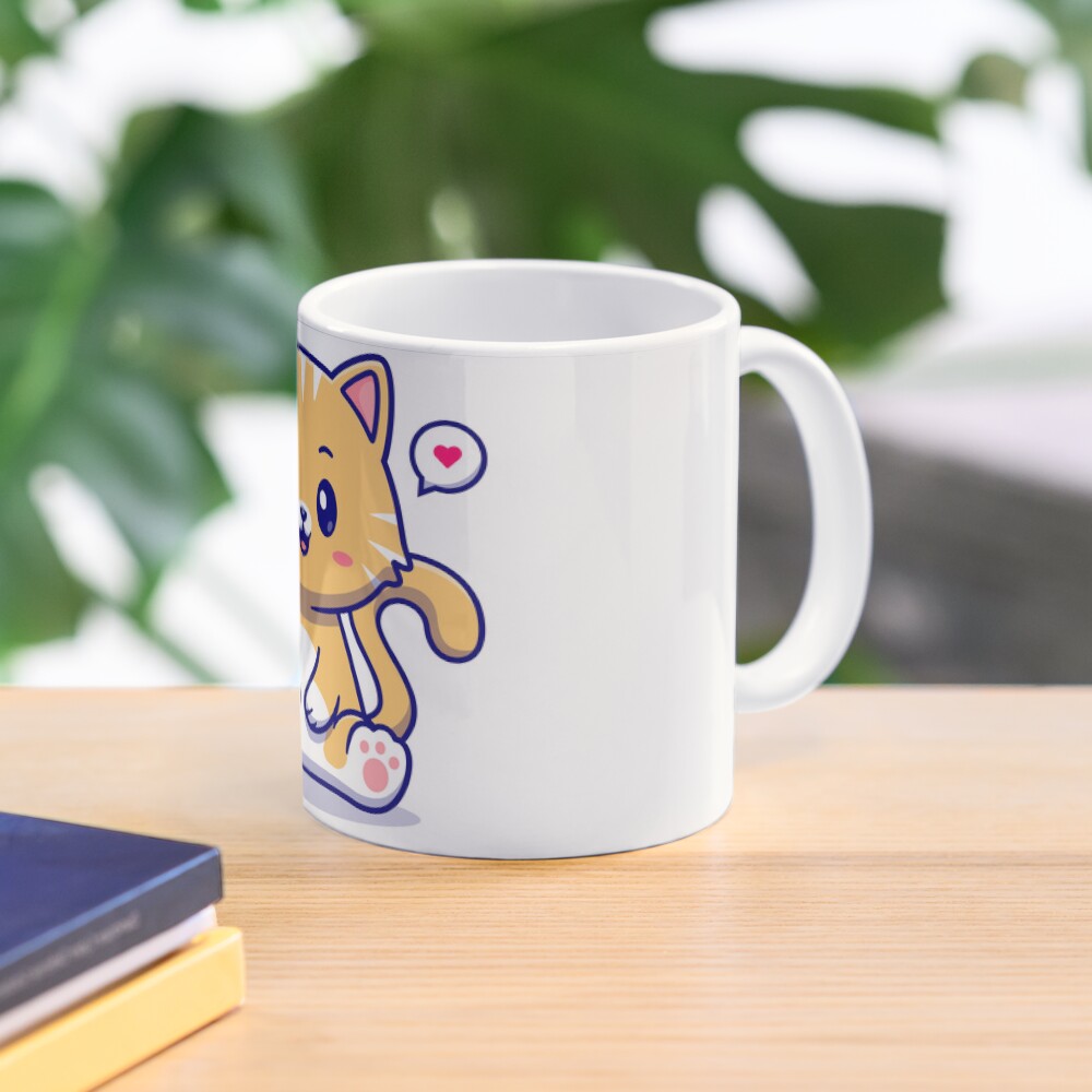 I Am Cute Classic Mug - cute pet design by HackerLooks