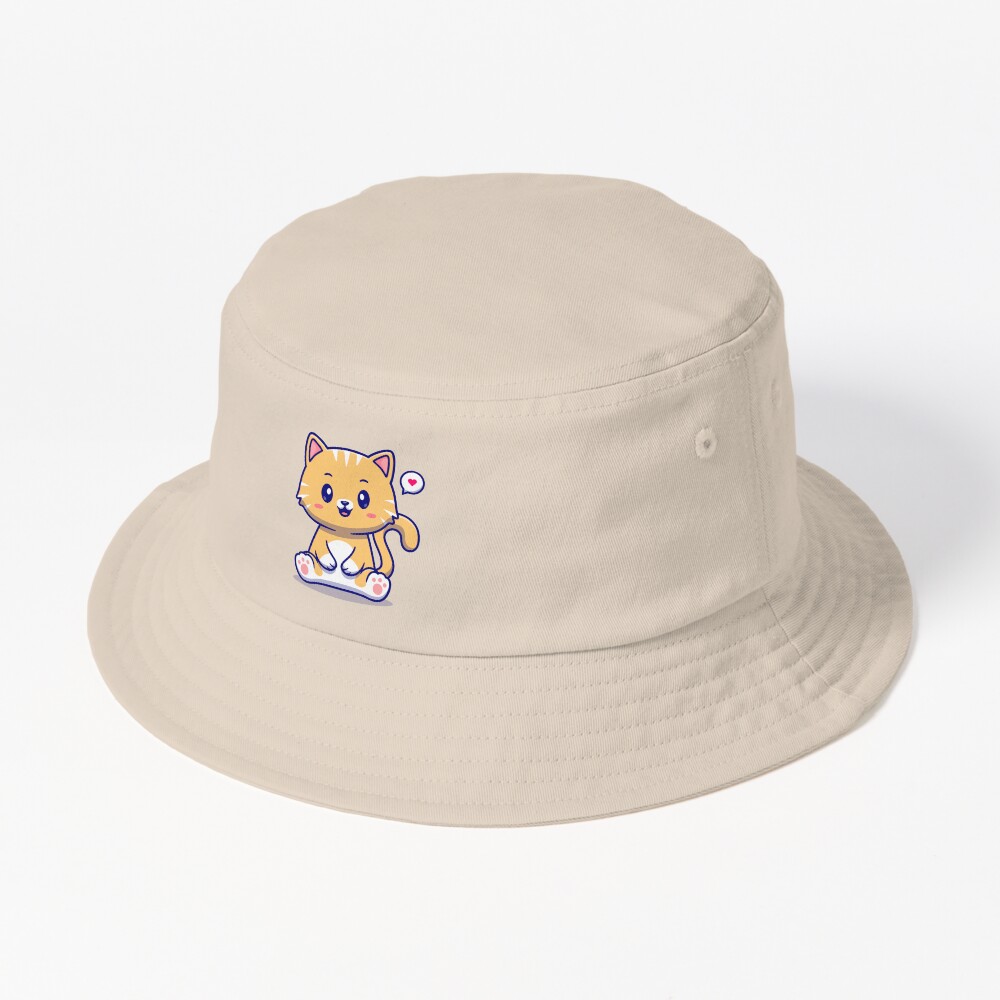 I Am Cute Bucket Hat - cute pet design by HackerLooks