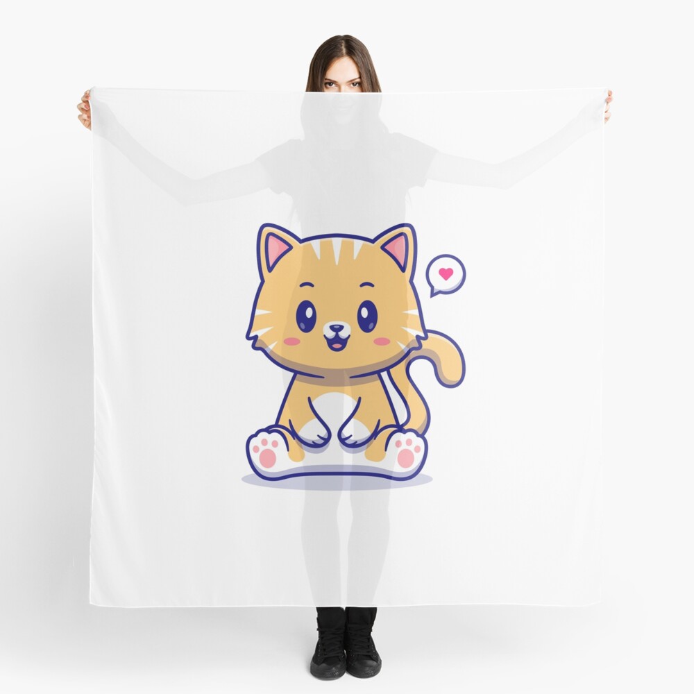 I Am Cute Scarf - cute pet design by HackerLooks