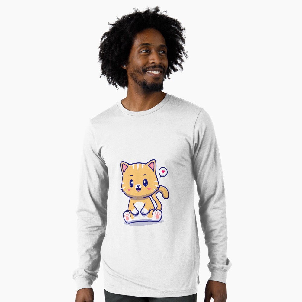I Am Cute Long Sleeve T-Shirt - cute pet design by HackerLooks